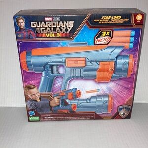 Marvel Guardian of the Galaxy Nerf Star-Lord Blaster - Blue and Orange